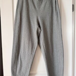 Eileen Fisher Heather Barrel Leg Gray Pants